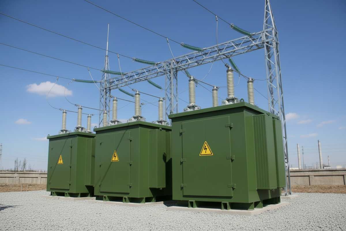 Construction of the first batch of power grid facilities in remote pastoral areas, supplying 35kV/10kV box type substations